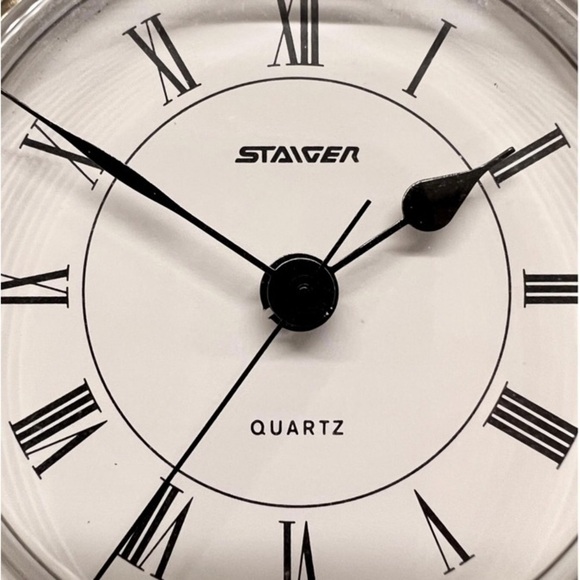 Staiger West Germany Crystal Desk Clock - Picture 2 of 6